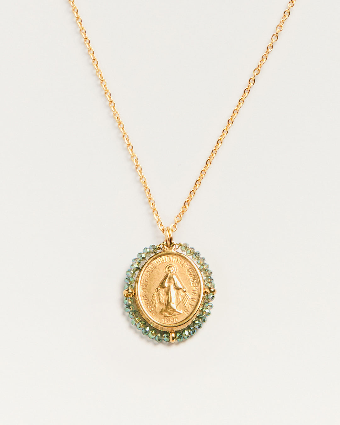 Santa Maria - Necklace Shiny Light Blue - Palas