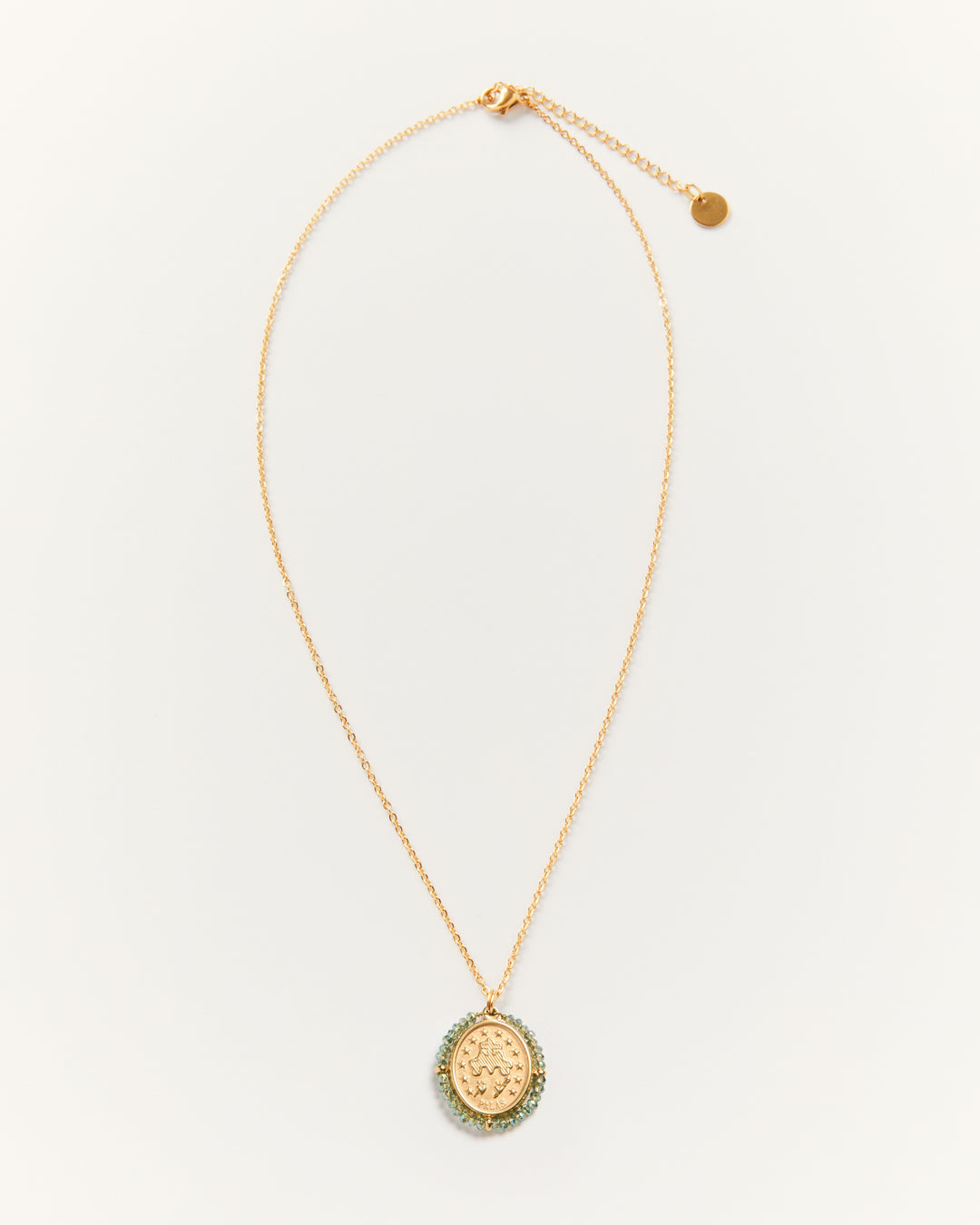 Santa Maria - Necklace Shiny Light Blue - Palas