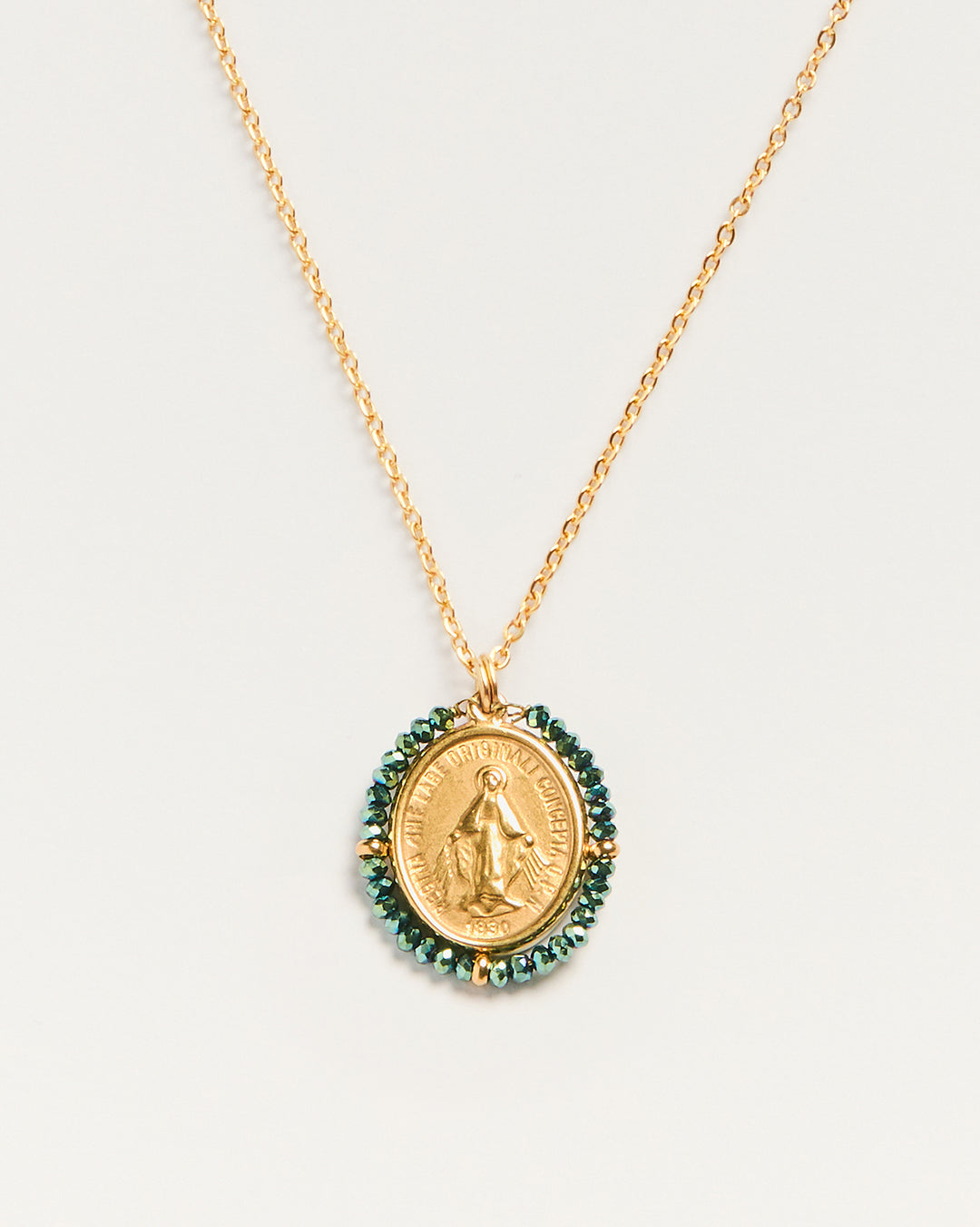 Santa Maria - Necklace Shiny Azul - Palas