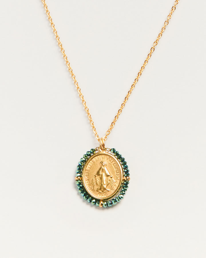 Santa Maria - Necklace Shiny Azul - Palas
