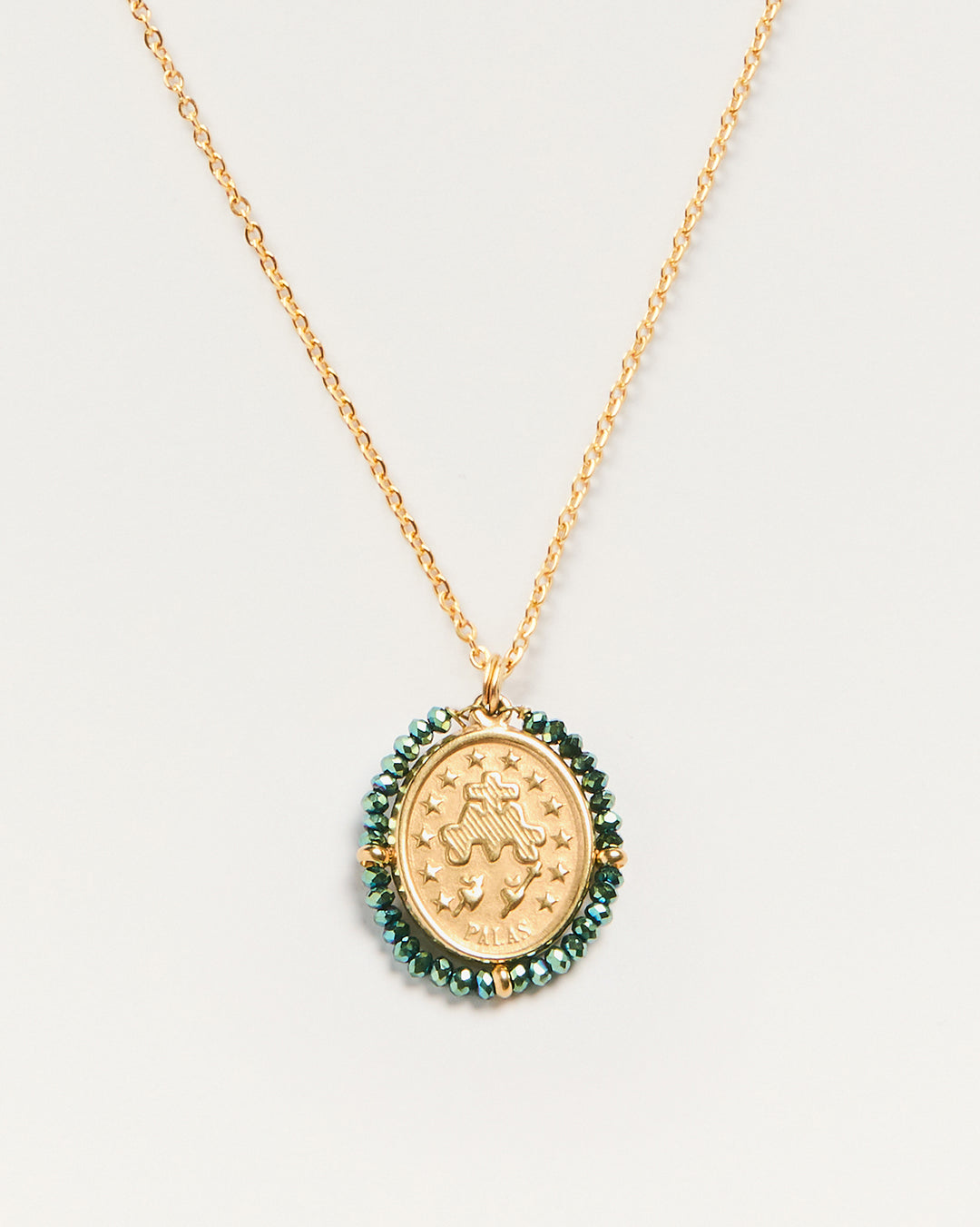 Santa Maria - Necklace Shiny Azul - Palas