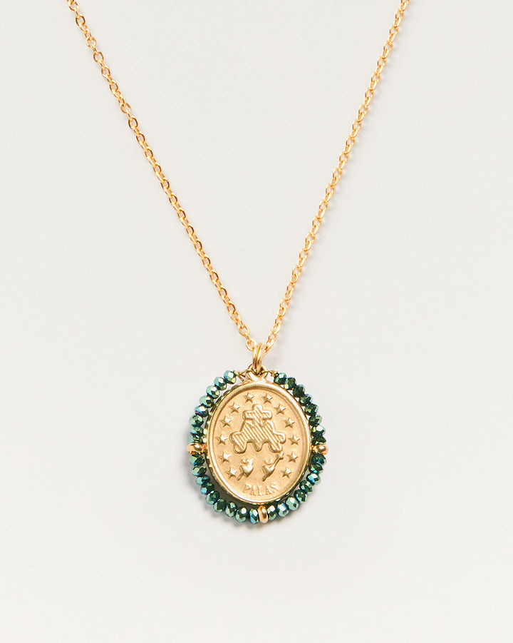 Santa Maria - Necklace Shiny Azul - Palas