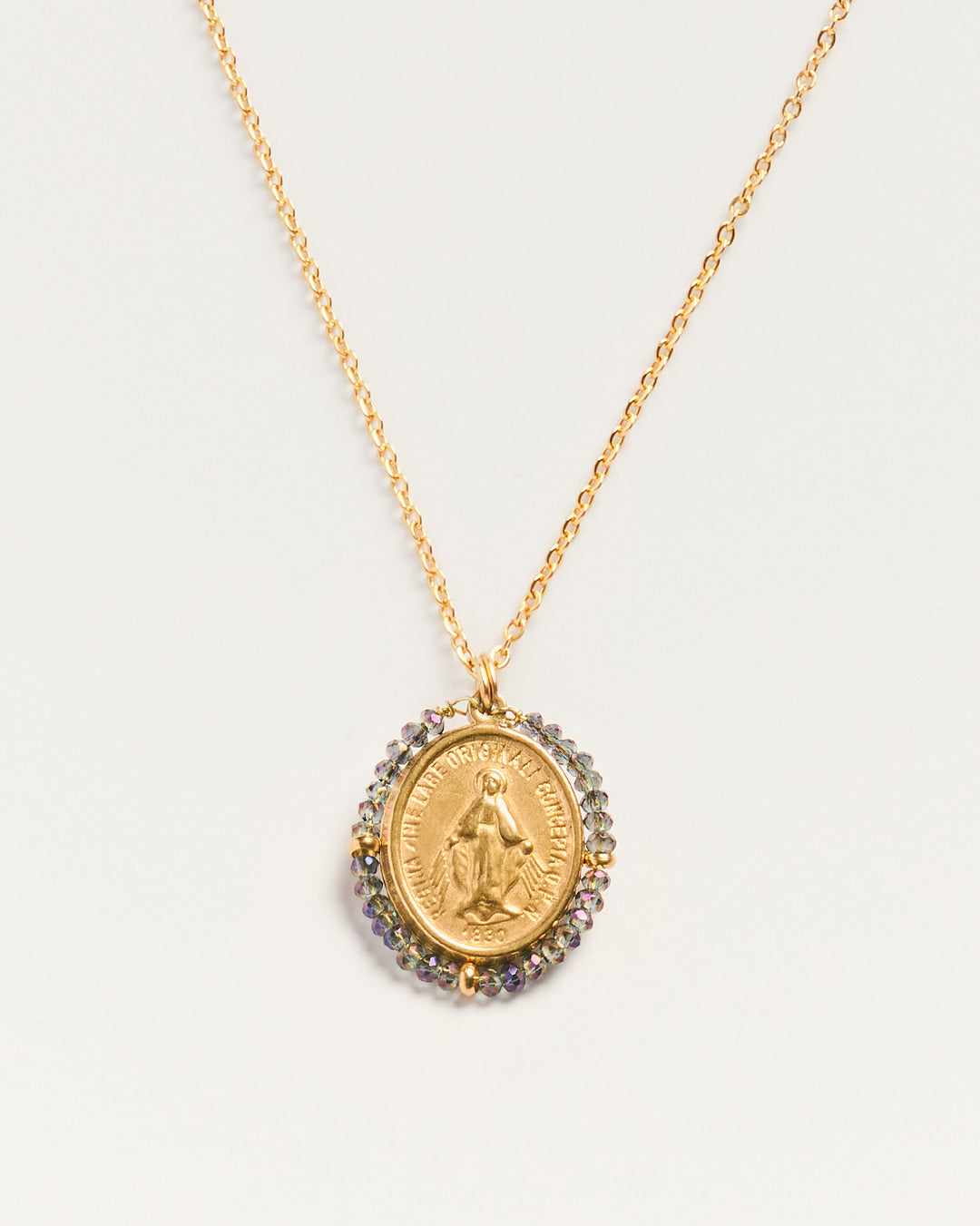 Santa Maria - Necklace Shiny Purple - Palas