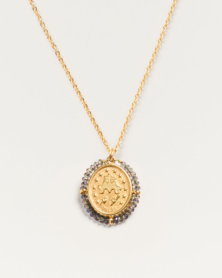 Santa Maria - Necklace Shiny Purple - Palas