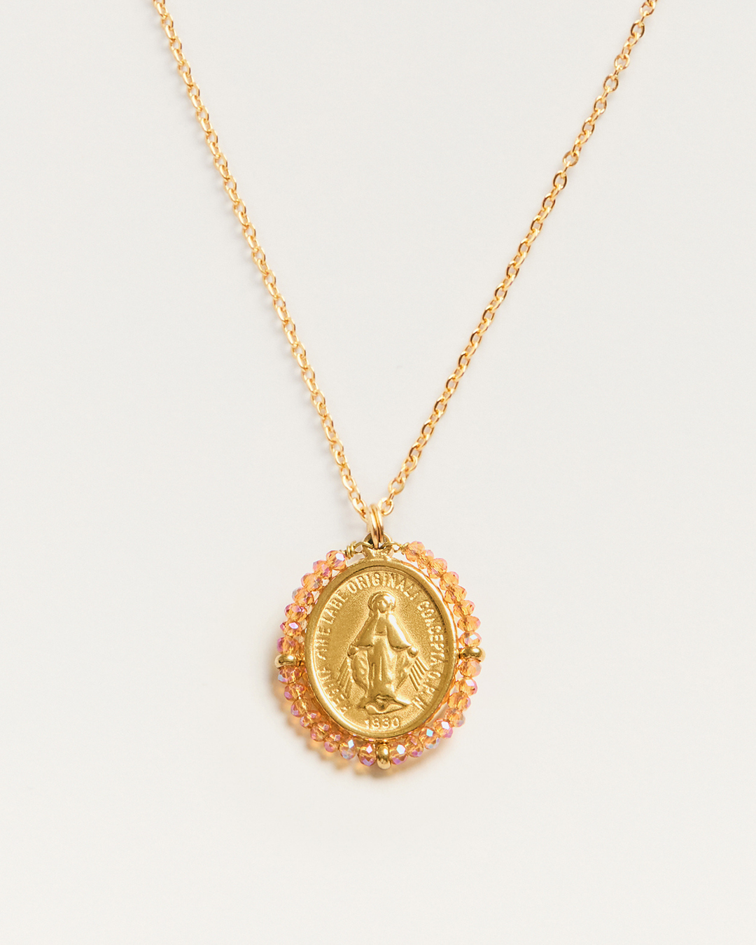 Santa Maria- Necklace Shiny Orange - Palas