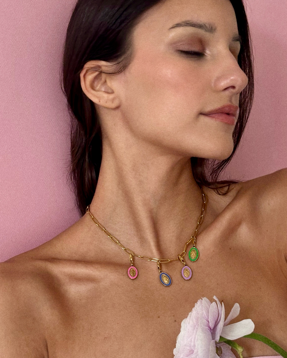 Madonne Enamelled Mini - Charm Pink - Palas