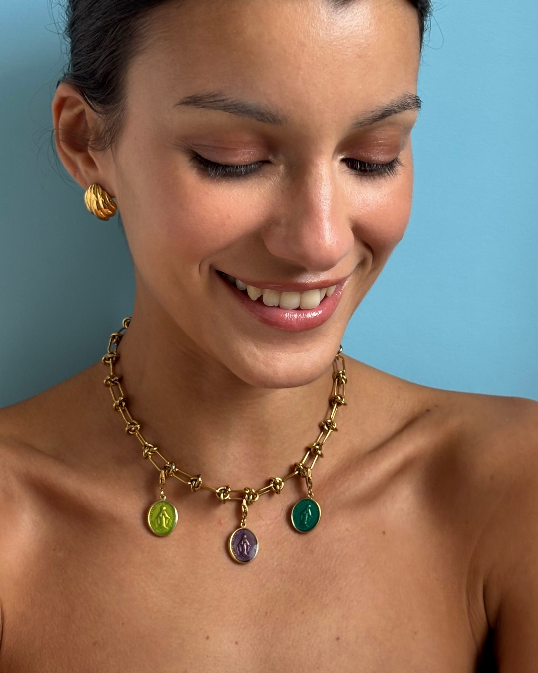 Madonne Glazed - Charm Aqua - Palas