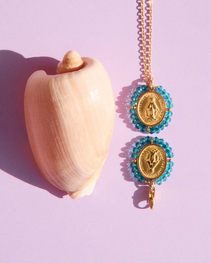 Santa Maria - Charm Cerulean Blue