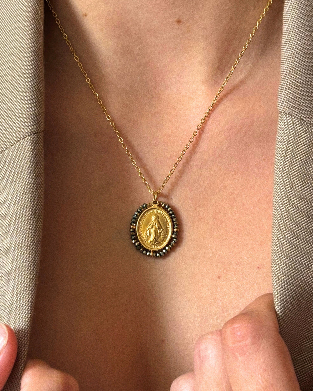 Santa Maria - Necklace Shiny Lime - Palas