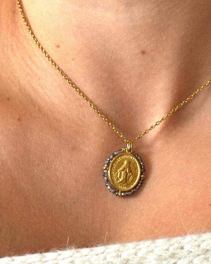 Santa Maria - Necklace Shiny Purple - Palas