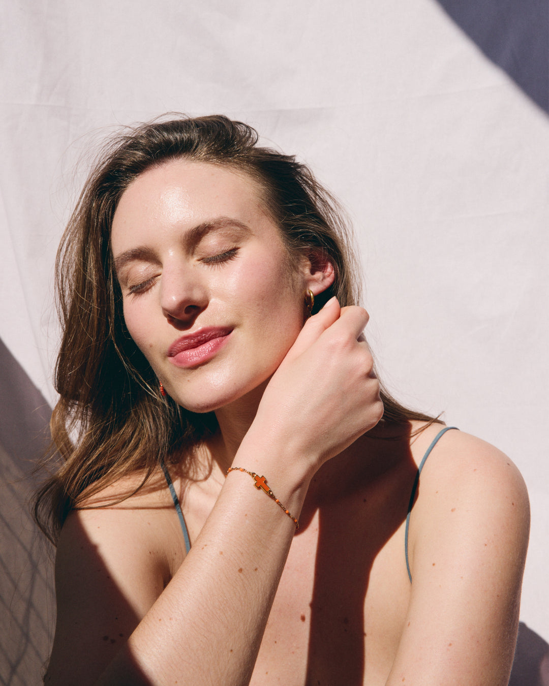 Bracelet Cruz Castelo - Orange