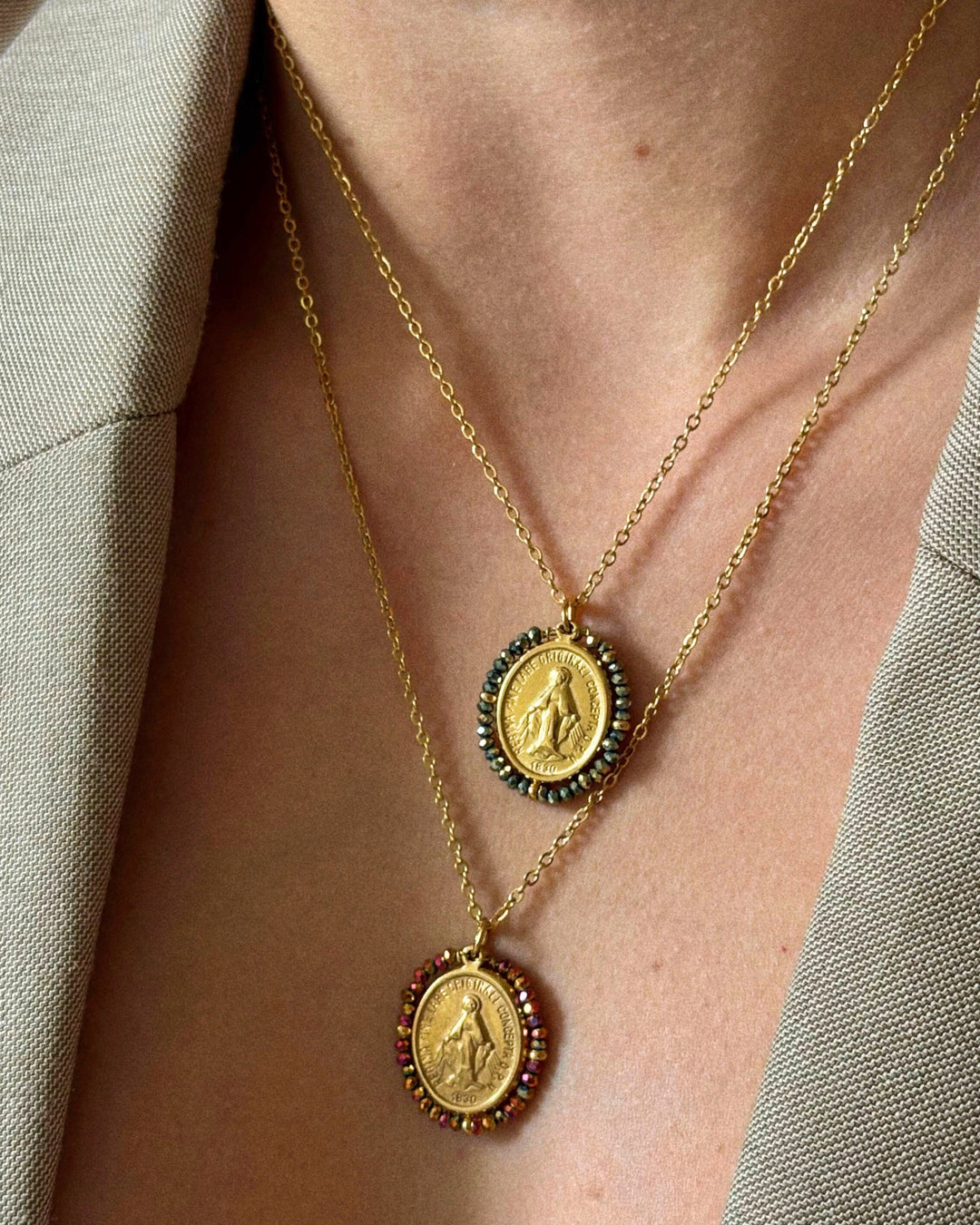 Santa Maria - Necklace Shiny Ocre - Palas