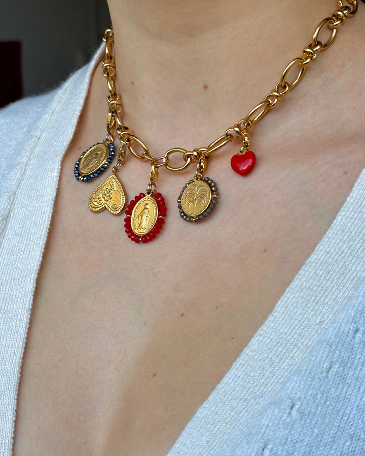 Red Alert - Choker &amp; Charms Set - Palas