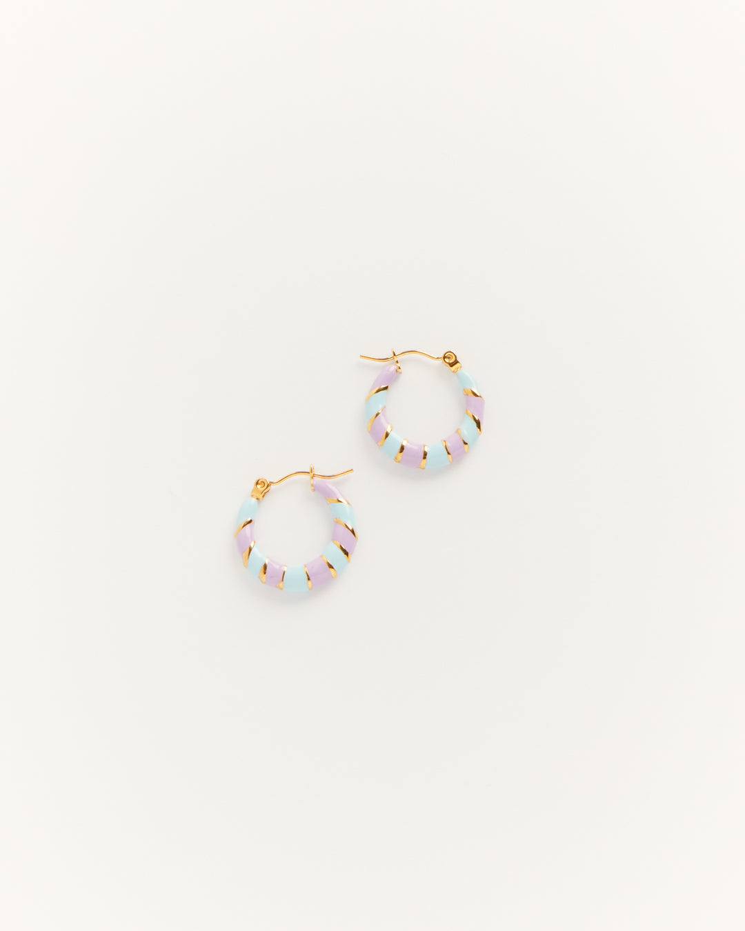 Twiggy - Earrings Blue &amp; Lilac - Palas
