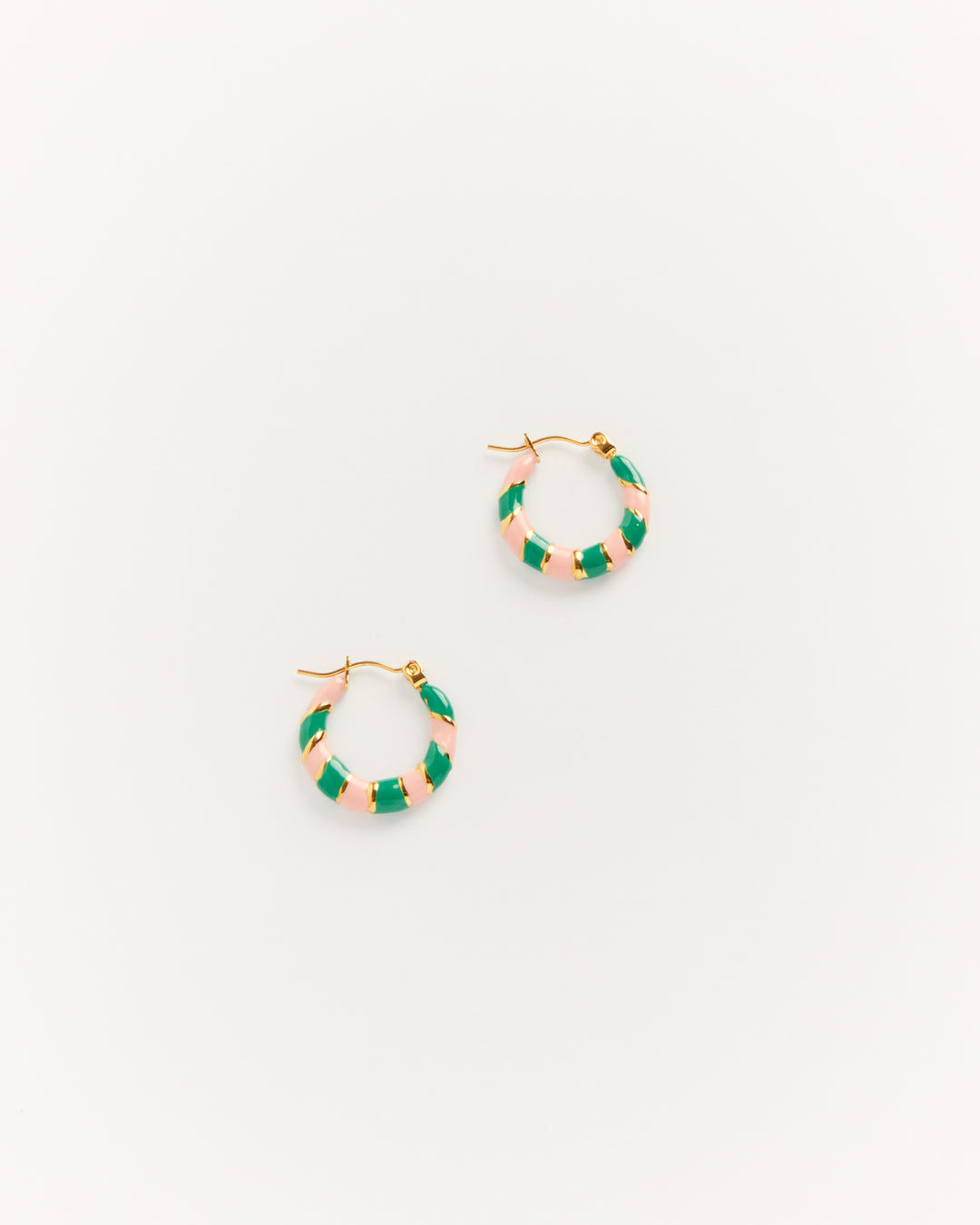 Twiggy - Earrings Green &amp; Rosy - Palas