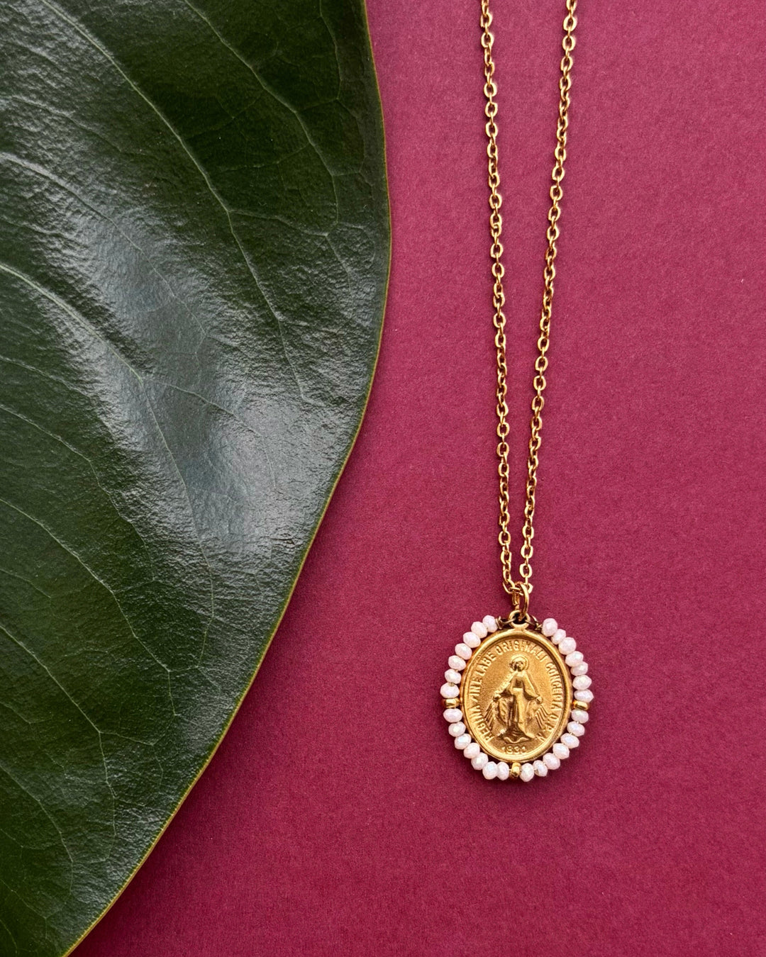 Santa Maria - Necklace Shiny Cream - Palas