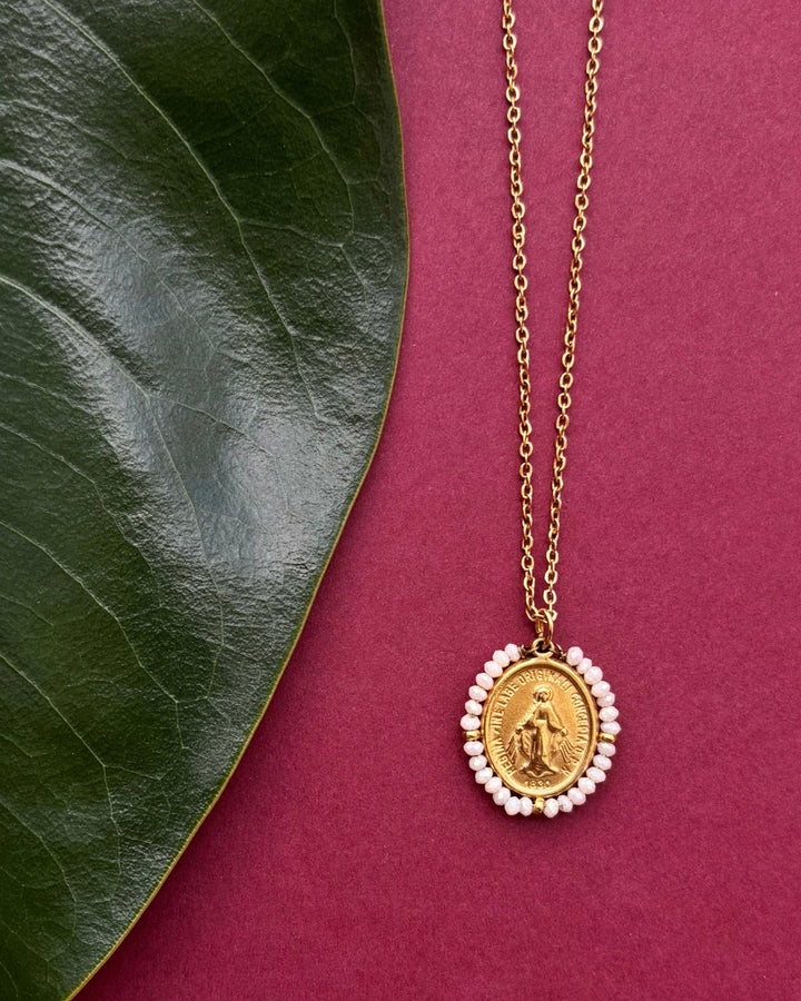Santa Maria - Necklace Shiny Cream - Palas