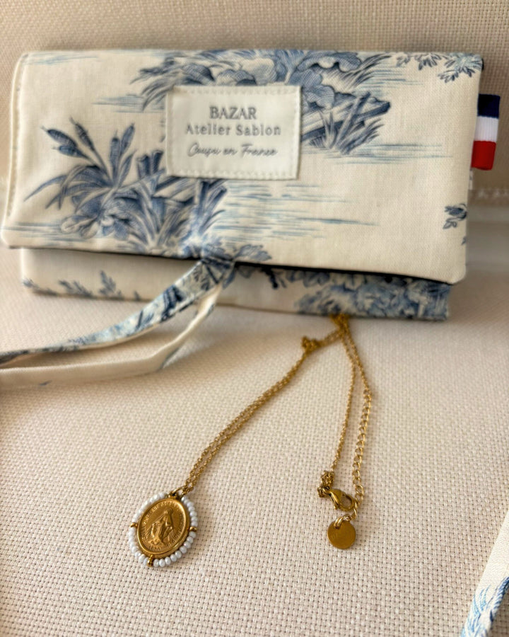 Jewellery pouch &amp; Santa Maria Necklace - Set - Palas