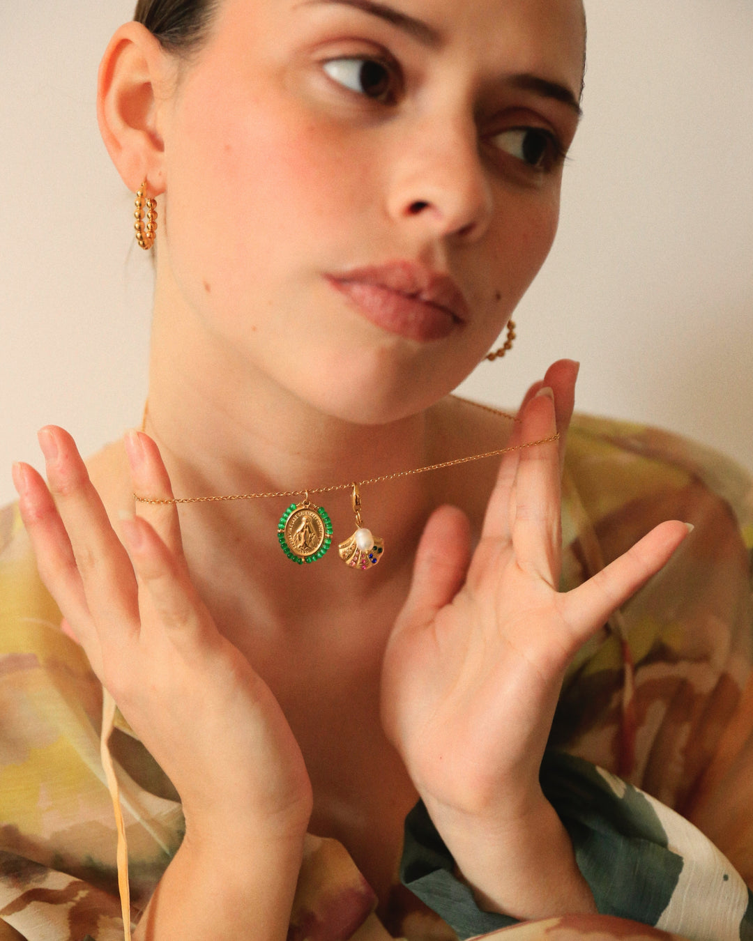 Santa Maria Precious - Necklace Leaf - Palas