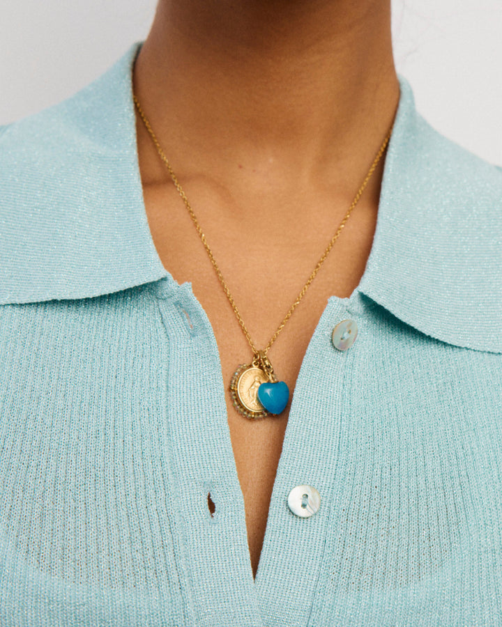 Caparica - Necklace &amp; Charm Set - Palas