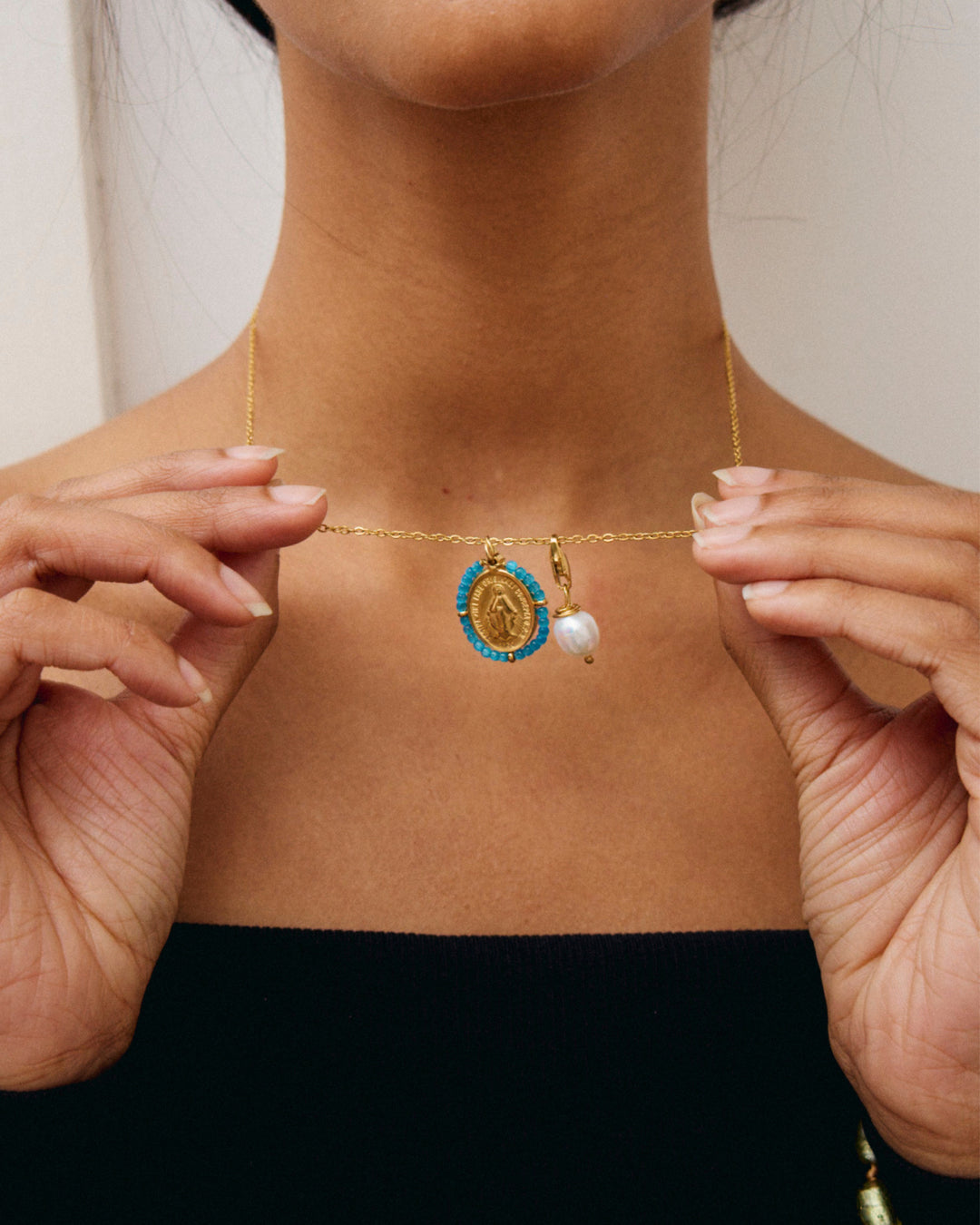 Santa Clara - Necklace &amp; Charm Set - Palas