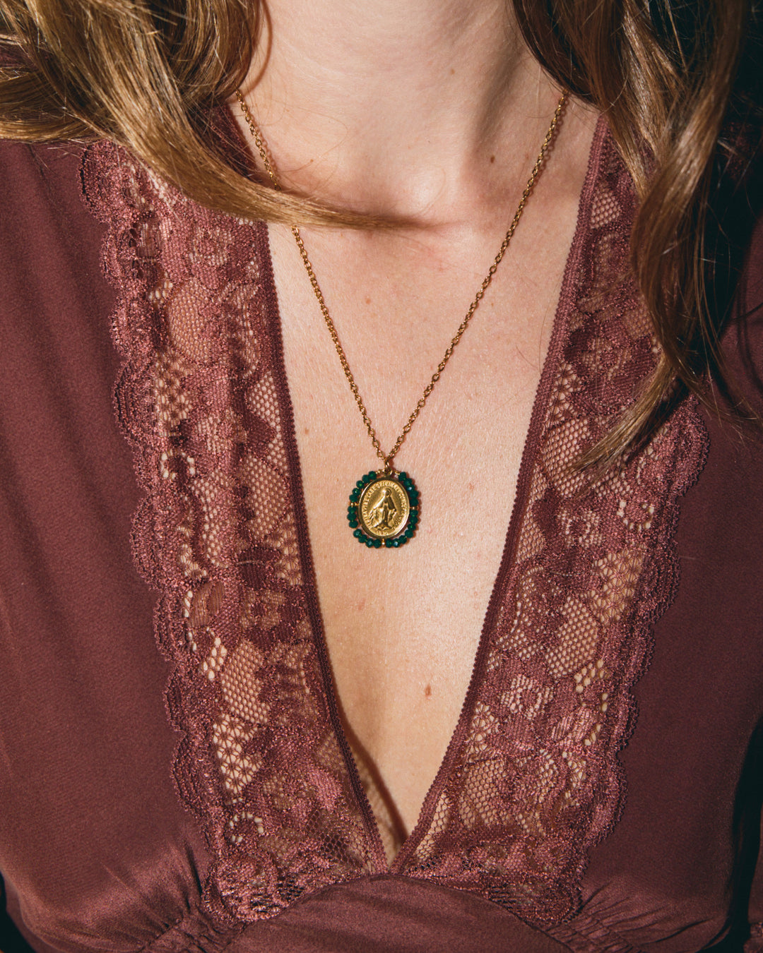 Santa Maria - Necklace Forest Green