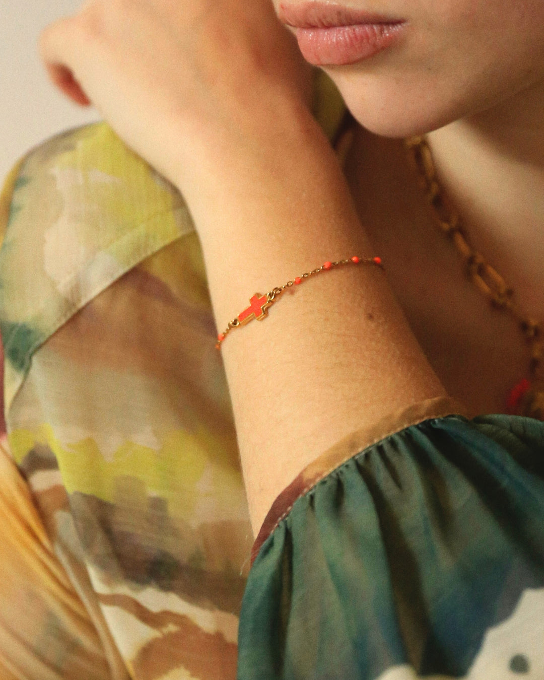 Bracelet Cruz Castelo - Orange - Palas