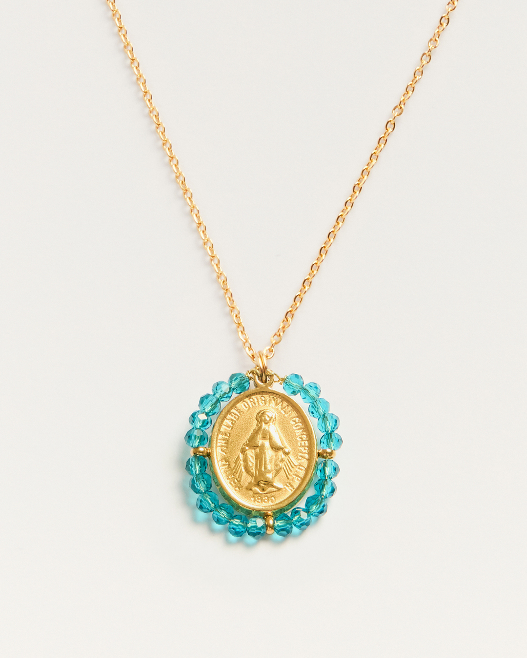 Santa Maria - Necklace Cerrulean Blue - Palas