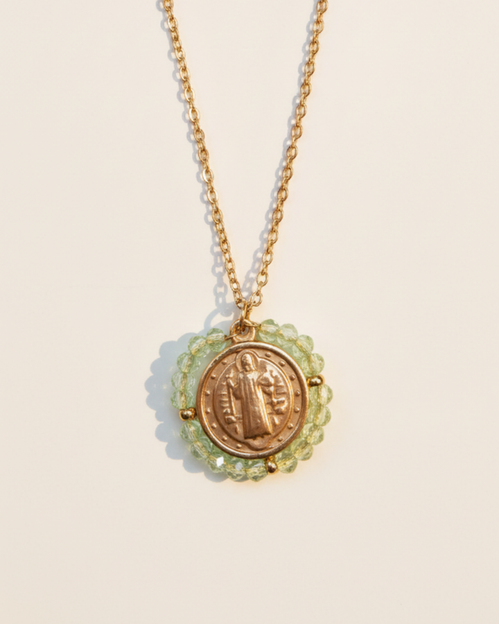 Santo Necklace - Water Green - Palas