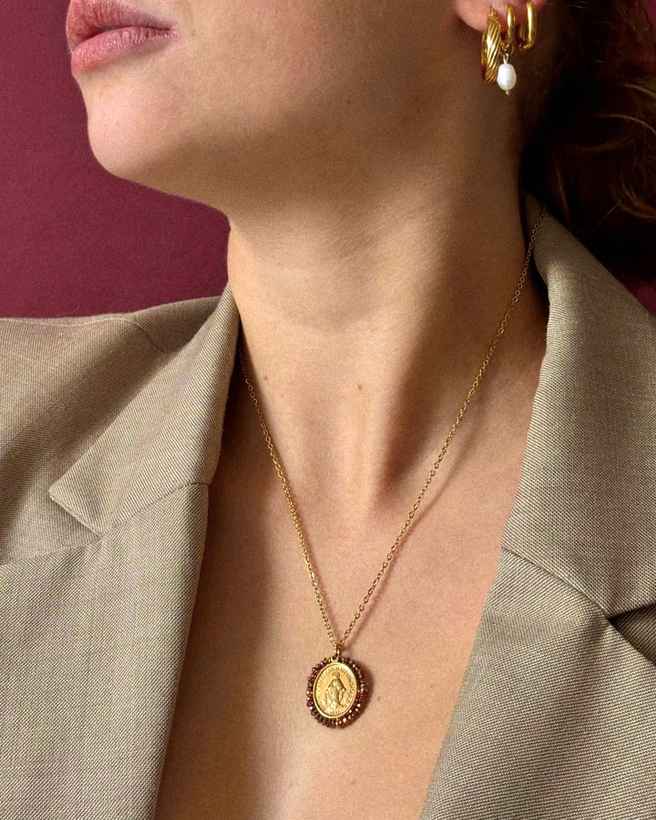 Santa Maria - Necklace Shiny Ocre - Palas