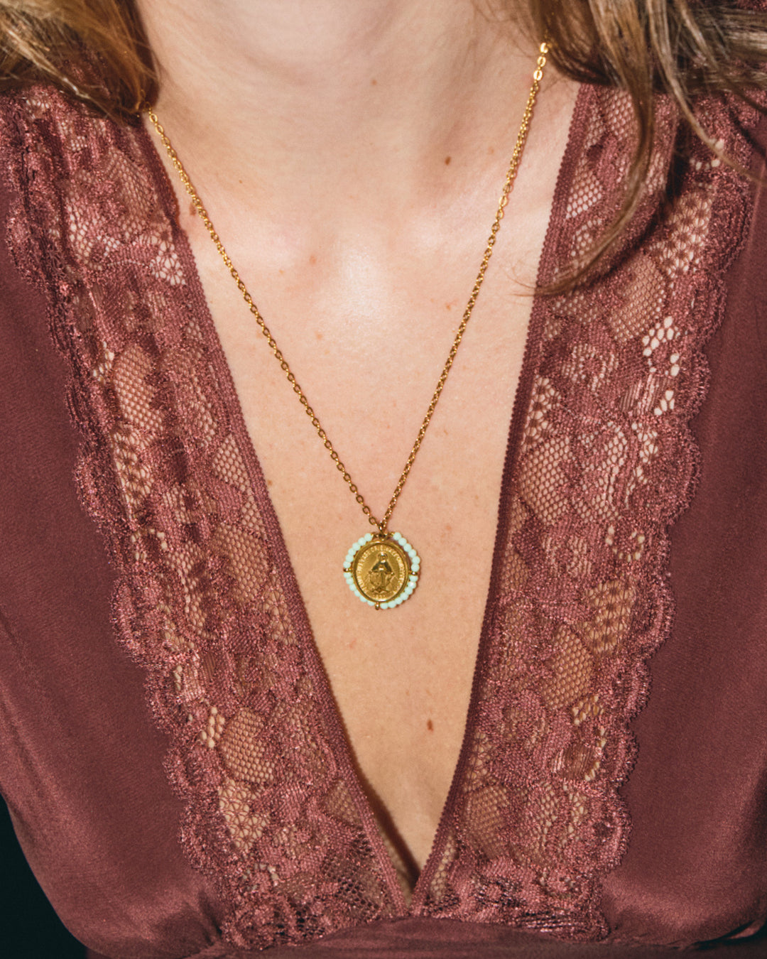 Santa Maria - Collier Opaline