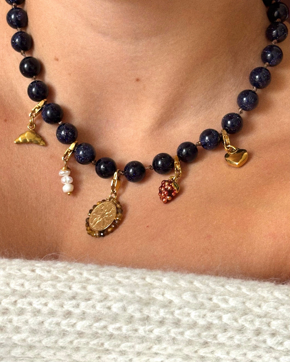 French Toast - Choker & Charms Set - Palas