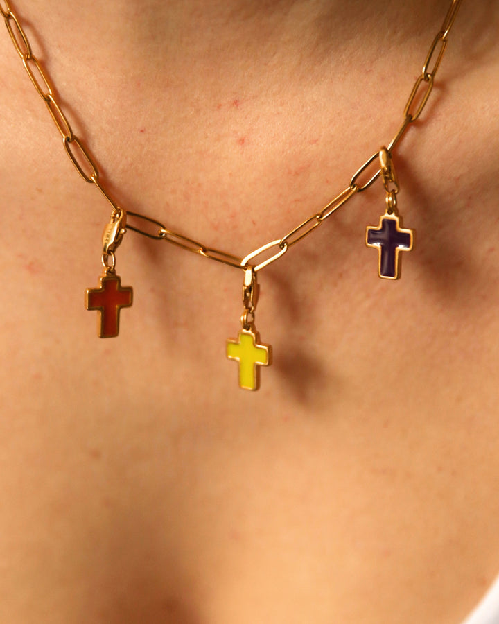 Cruz Amarelo - Charm - Palas