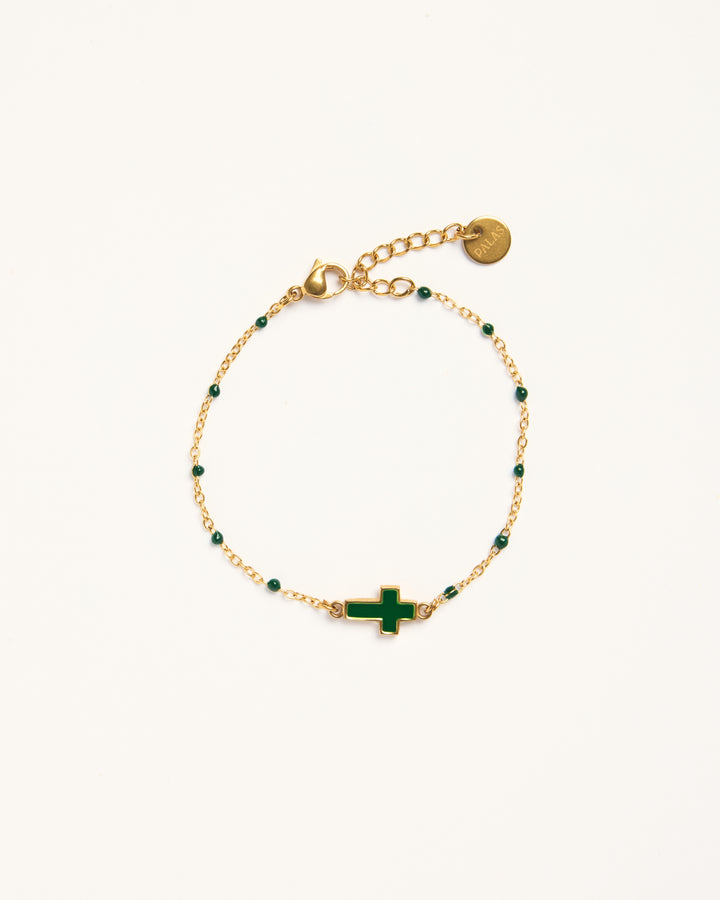 Bracelet Cruz Castelo - Green - Palas