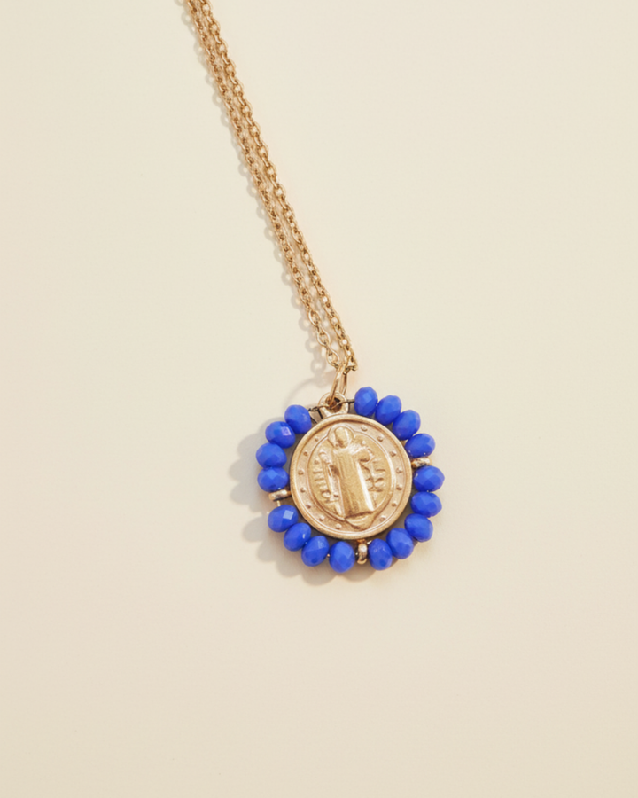 Santo Necklace - Cobalt Blue - Palas