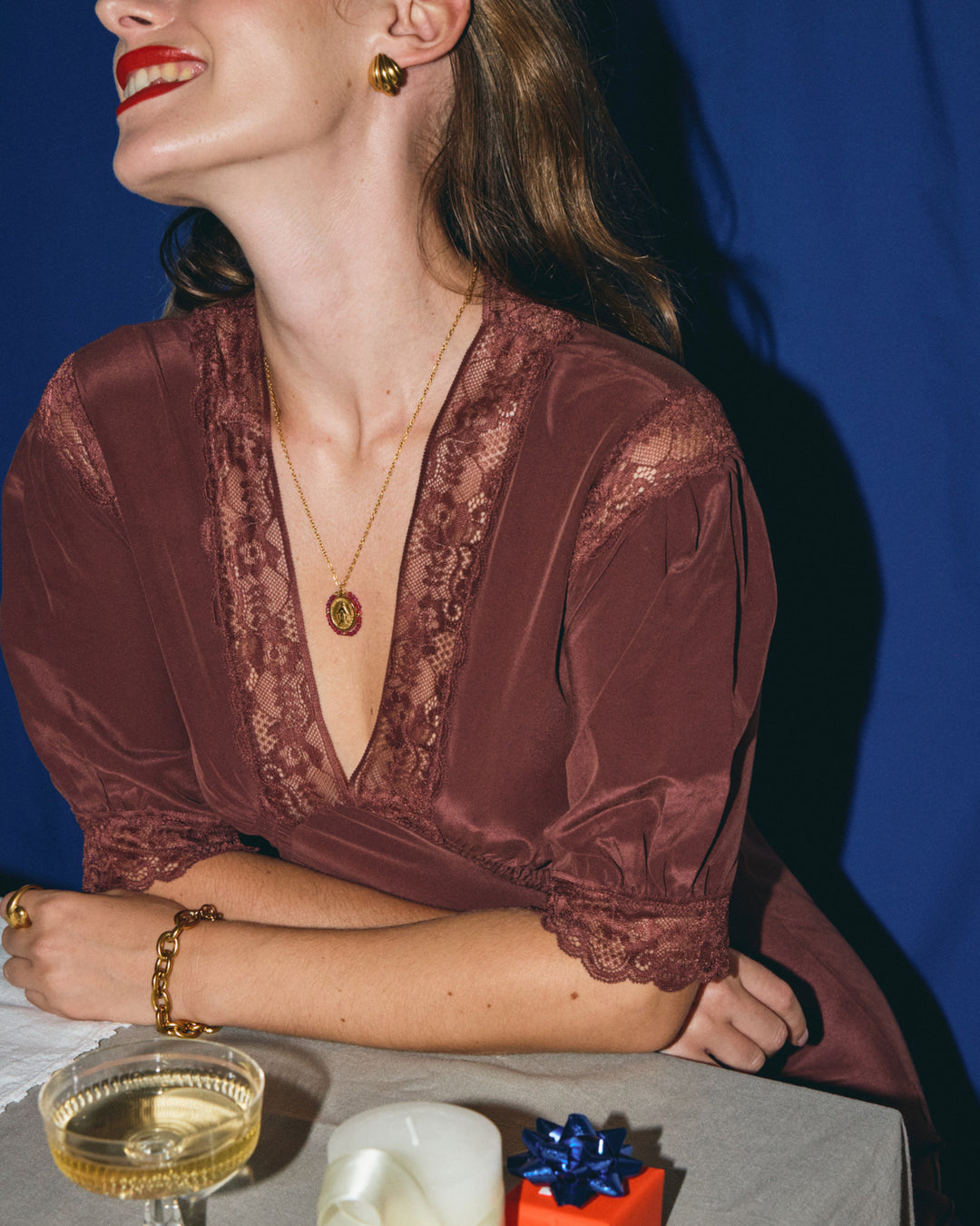 Santa Maria - Necklace Grenat