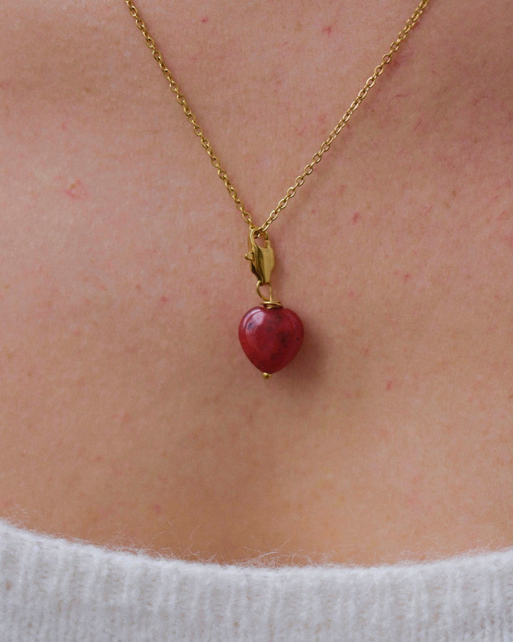 Coeur Agat - Red - Palas