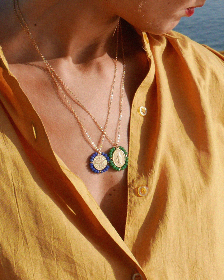 Santa Maria - Necklace Emerald Green - Palas