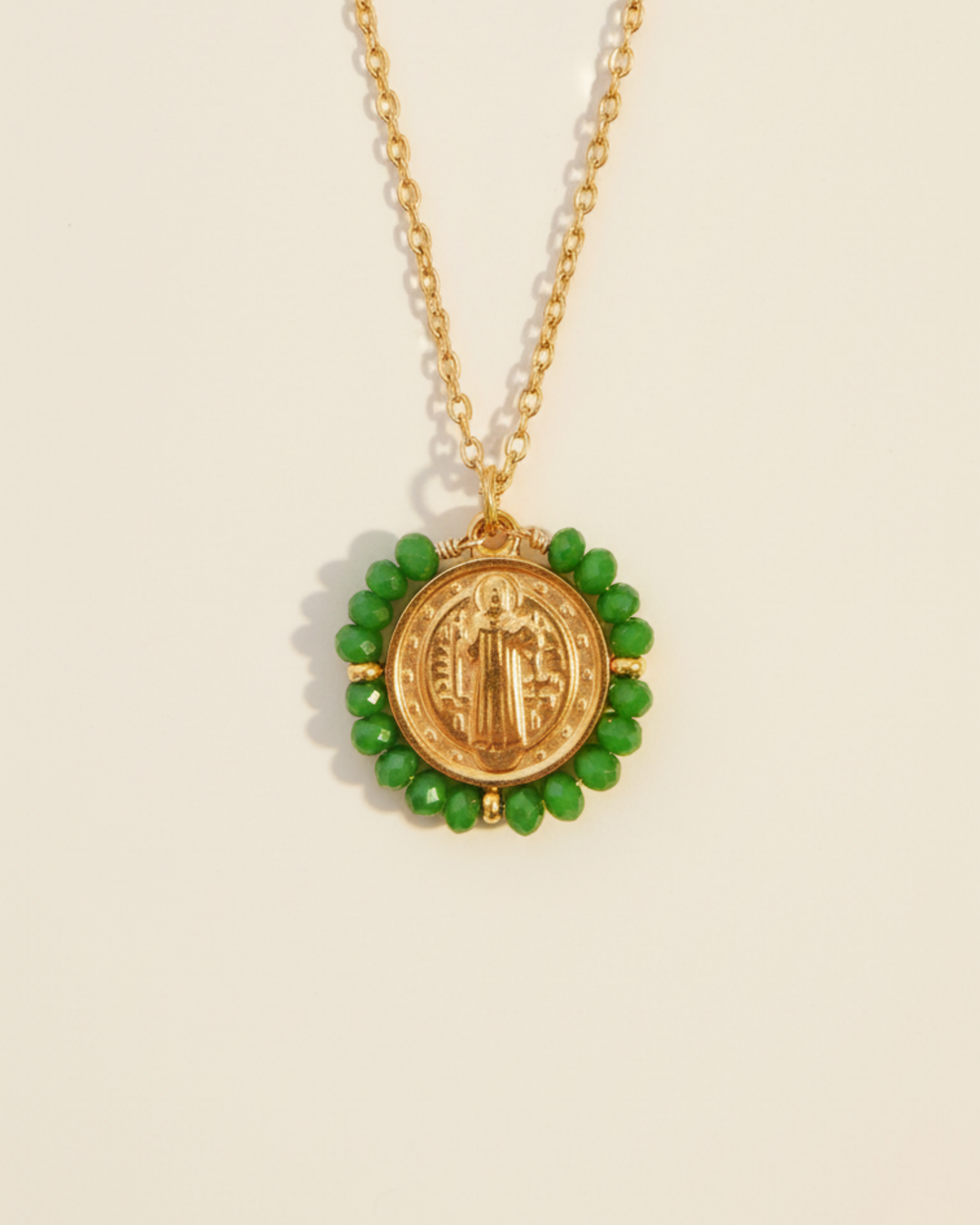 Santo Necklace - Emerald Green - Palas