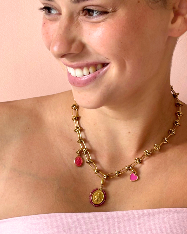 Coeur Dragée - Charm Pink - Palas