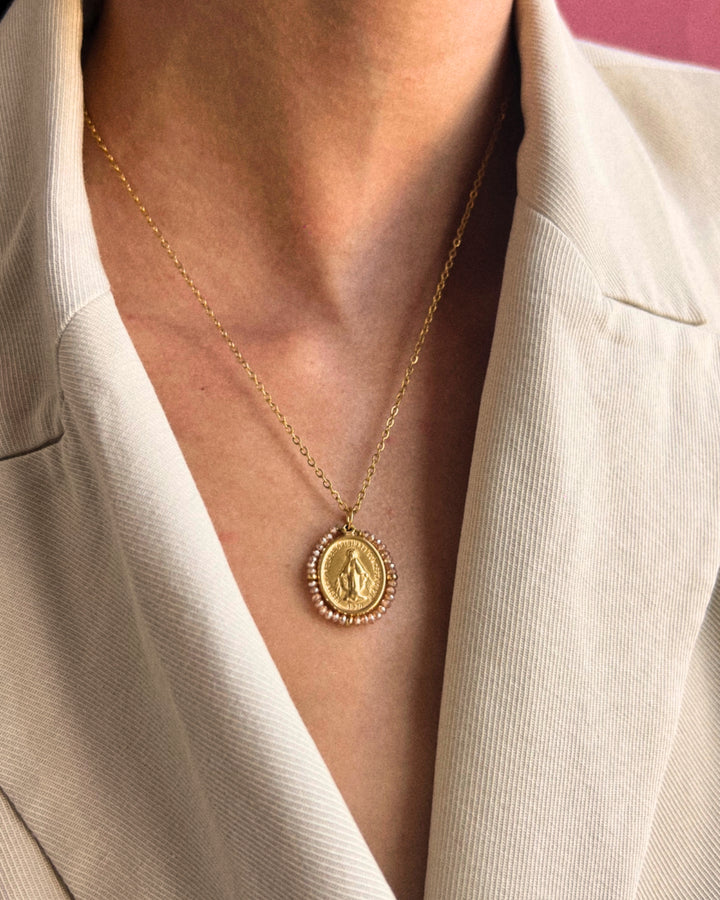Santa Maria - Necklace Shiny Peach - Palas