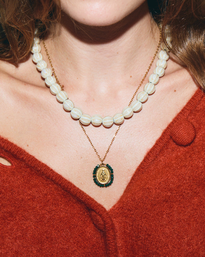 Santa Maria - Necklace Forest Green