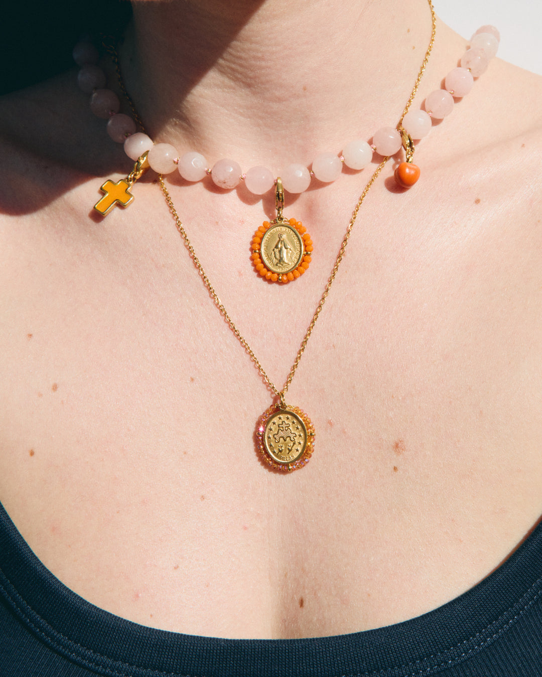 Sunset - Choker &amp; Charms Set