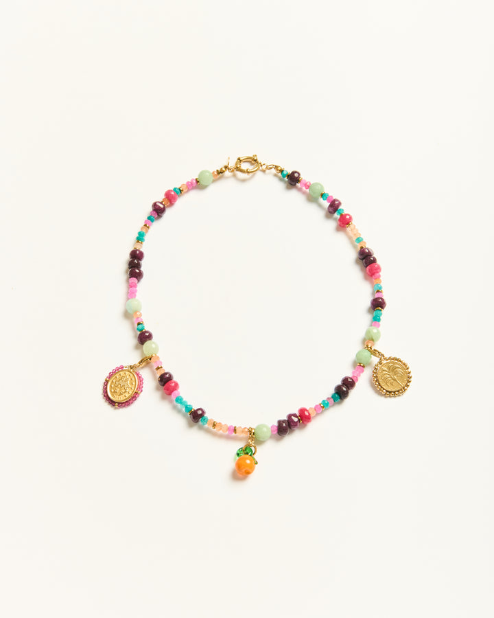 Bring on Summer necklace and charms - Choker & Charms Set - Palas