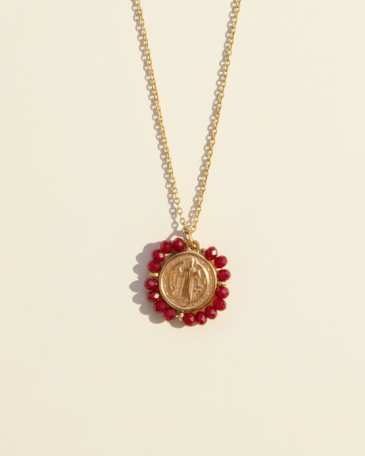 Santo Necklace - Red - Palas