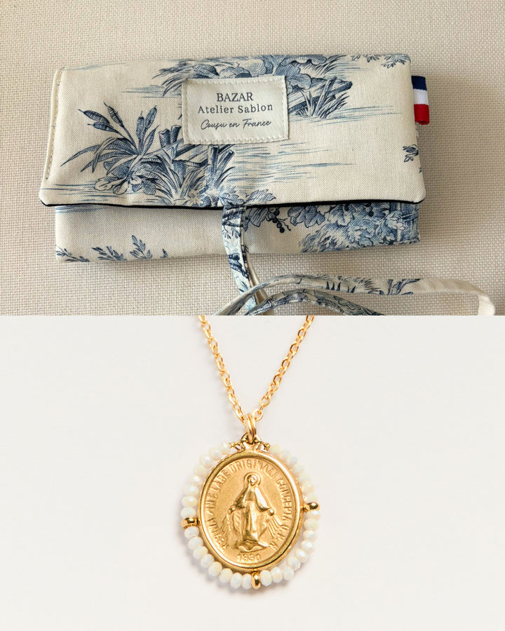 Jewellery pouch & Santa Maria Necklace - Set - Palas