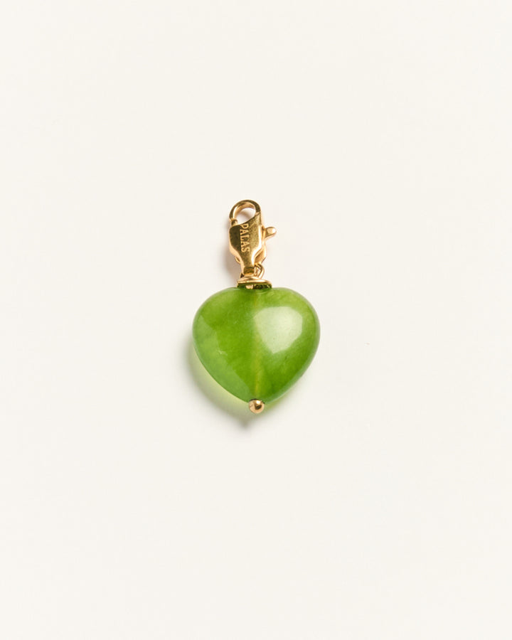 Coeur Agat - Deep Green - Palas