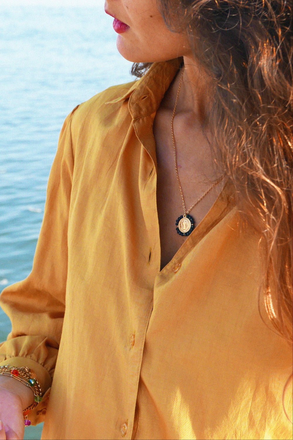 Santo Necklace - Midnight Blue - Palas